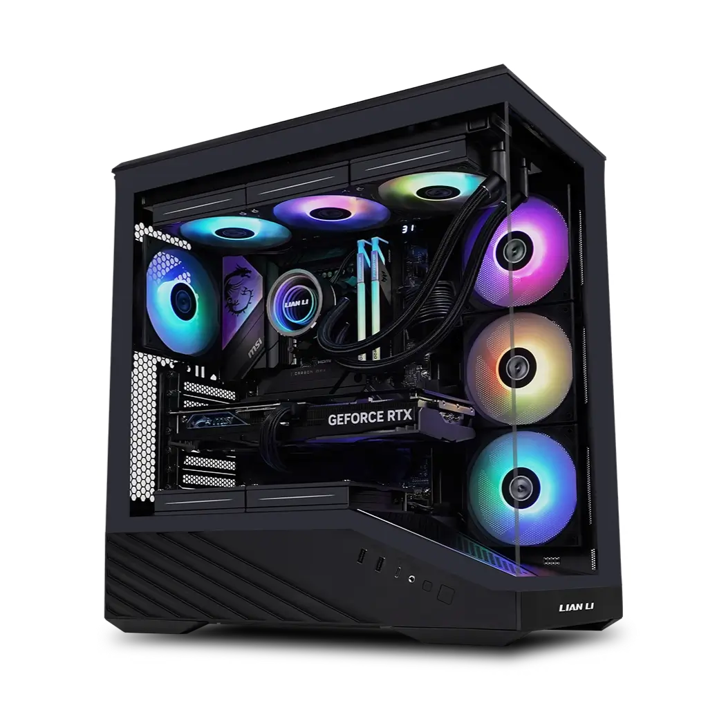 AMD Ryzen 7 7800X3D Gaming PC – RTX 5060 Ti 16GB OC | 16GB DDR5 5600MHz | 512GB Gen4 NVMe | 360mm Liquid Cooling | 750W 80+ Bronze | Lian Li V100R RGB