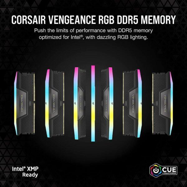 Corsair Vengeance RGB 32GB (2×16GB) DDR5-6400 MHz C32 RGB Memory Kit - Image 4