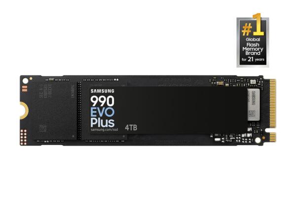 Samsung 990 EVO Plus 4TB NVMe M.2 SSD – Gen4 Speed up to 7,250 MB/s