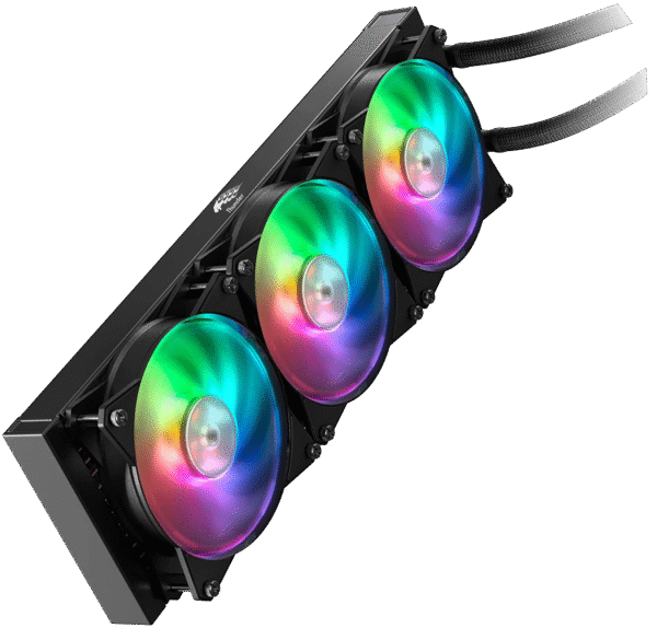 BORA TRC-360 ARGB Liquid Cooler – 360mm Radiator, 3 Fans, Split-Flow Copper Cold Plate - Image 3