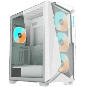GIGABYTE C301 GLASS White Gaming Case – Tempered Glass ATX Mid Tower