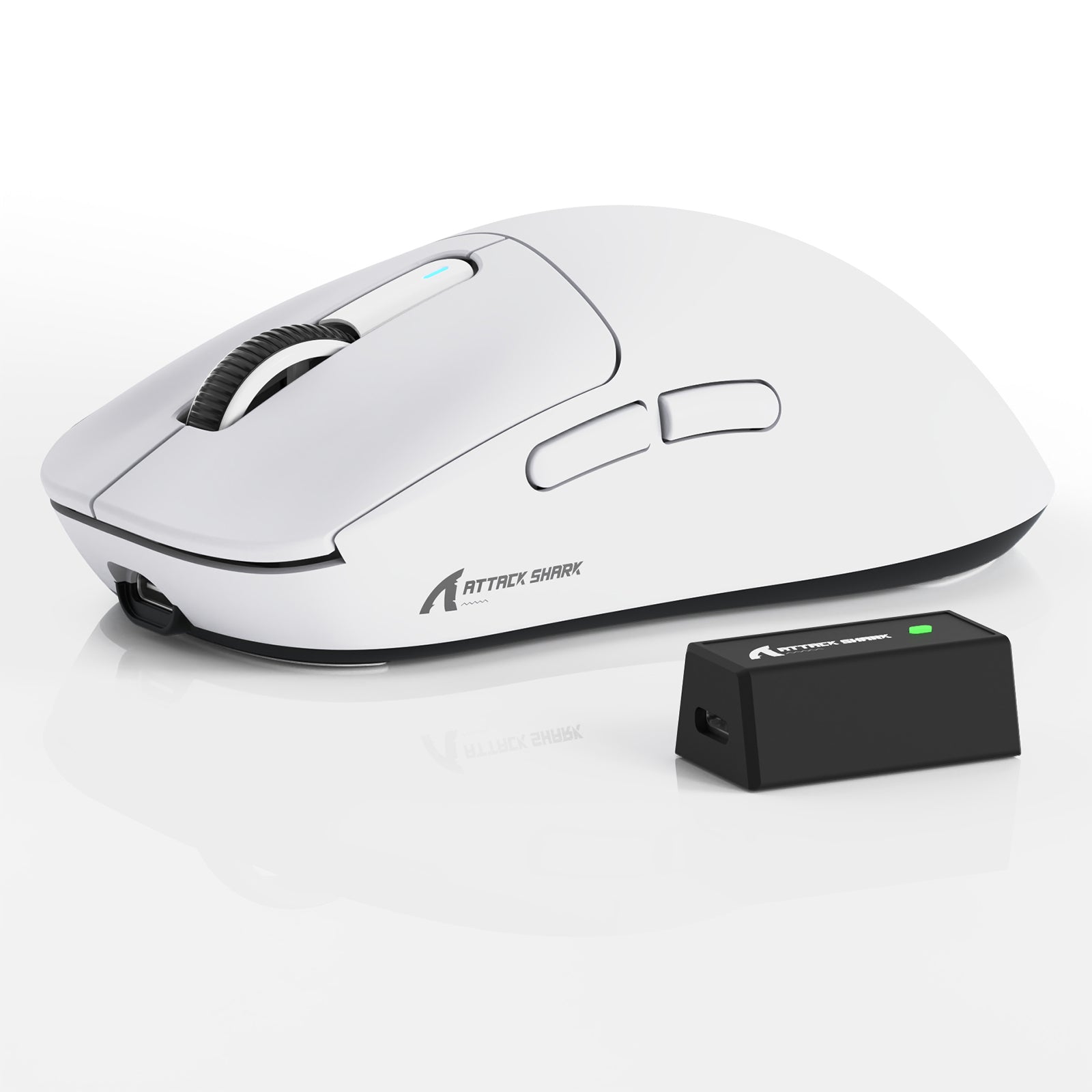 ATTACK SHARK X3PRO 8K Wireless Gaming Mouse – 59g Superlight, PAW3395, Tri-Mode, 26K DPI - Black