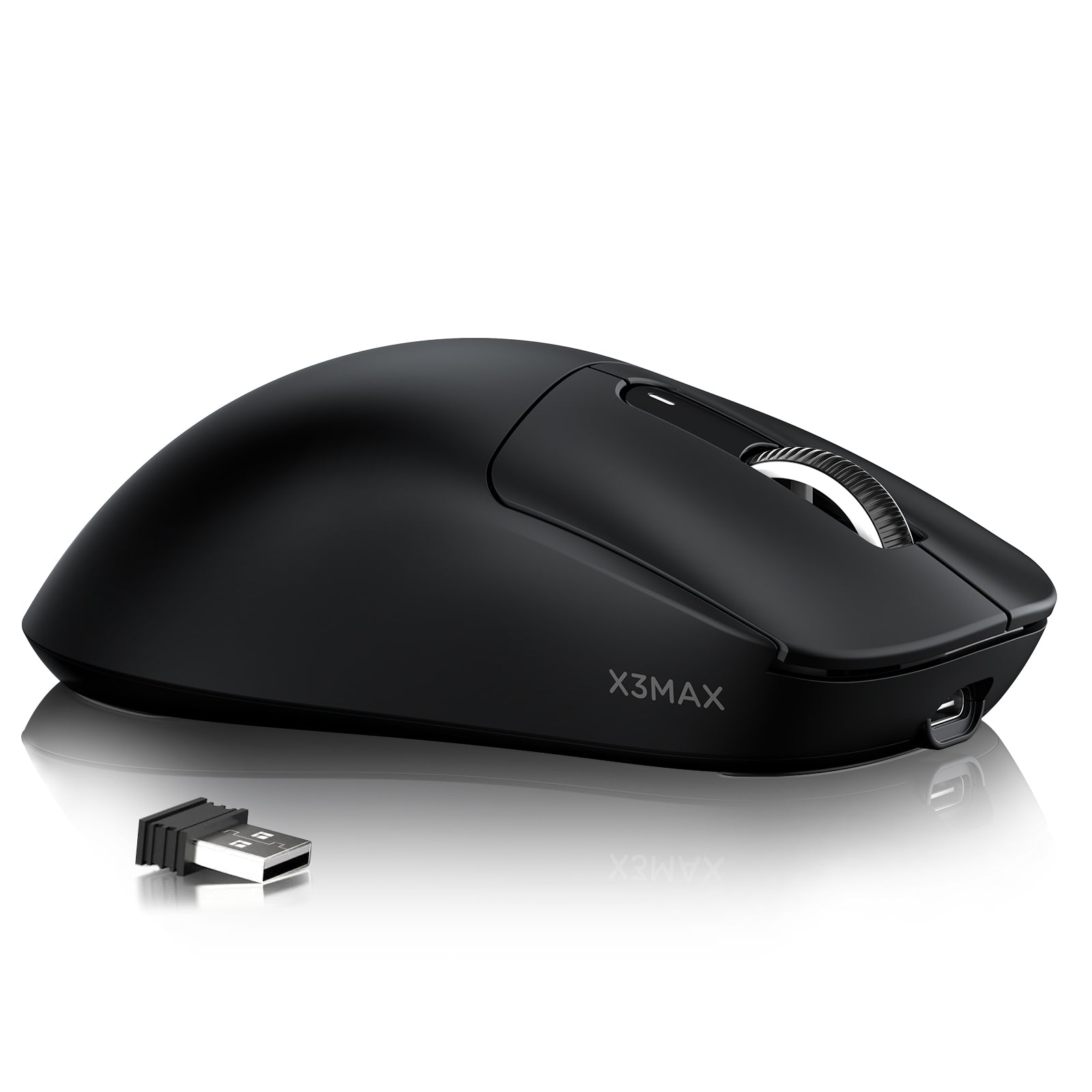 ATTACK SHARK X3MAX Wireless Gaming Mouse Black 49g Superlight, PAW3950 Sensor, Tri-Mode, 42000 DPI
