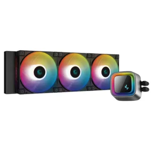 DeepCool LS720 360mm Infinity Mirror A-RGB Liquid CPU Cooler – Black