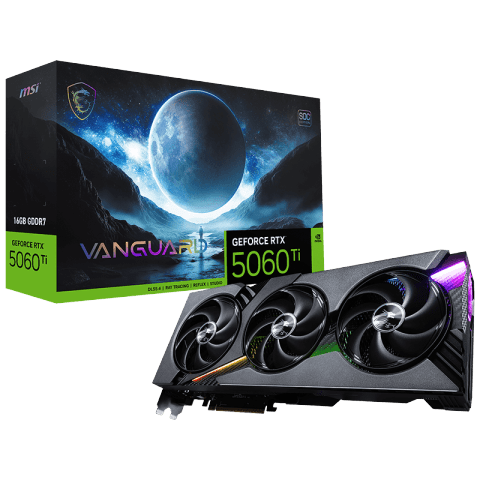 MSI Vanguard RTX 5060 Ti - 8 GB GDDR6 2K Gaming Graphics Card