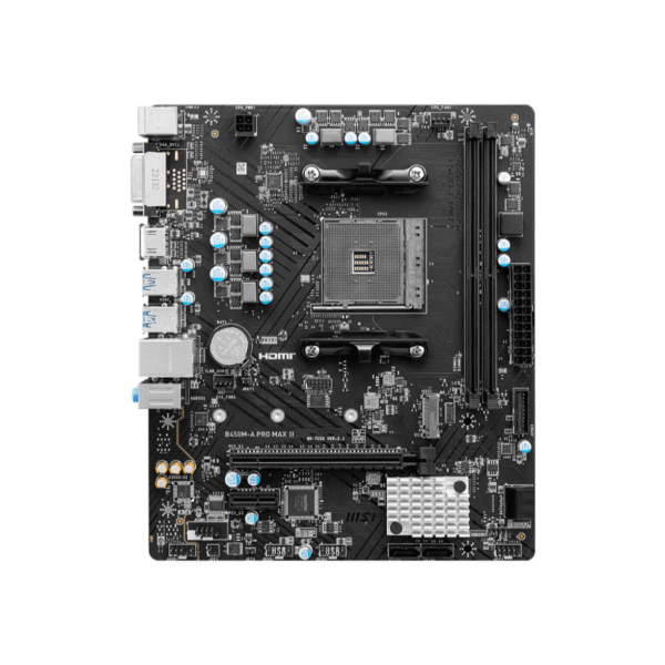 MSI B450M-A PRO MAX II Micro-ATX AM4 Motherboard - Image 3