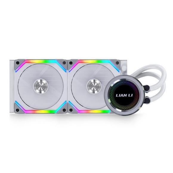 Lian Li Galahad 240 AIO UNI Fan SL120 Edition ARGB 240mm Liquid CPU Cooler - Black - Image 2