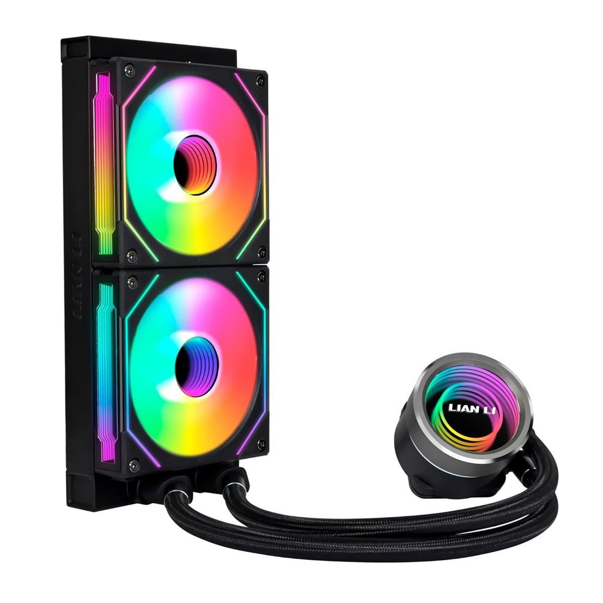 Lian Li Galahad II Trinity 240 AIO – Black ARGB Cooler with SL-INF SL120 Fans - Image 3