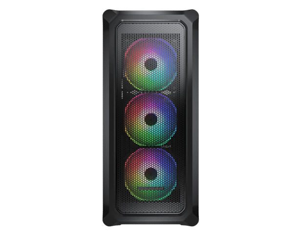 COUGAR Archon 2 RGB Mid Tower Mesh Case – Black | white - Image 2