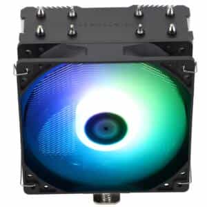 TR 120 Assassin X SE Refined ARGB Black CPU Air Cooler with 120mm fan, premium black finish, and vibrant ARGB lighting.