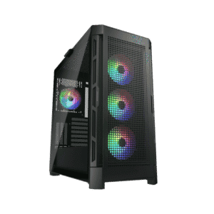 COUGAR Airface Pure RGB Compact ATX Mid Tower – Black | RGB Gaming Case
