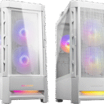 COUGAR Airface RGB Mid Tower – White Gaming Case