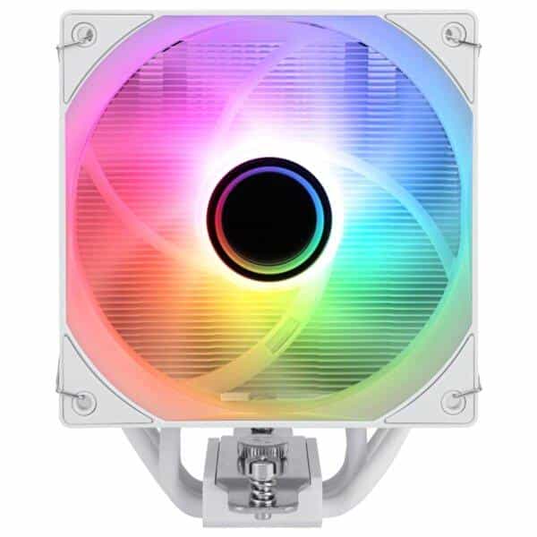 TR 120 Assassin Spirit Vision ARGB Black CPU Air Cooler with 120mm fan and dynamic RGB lighting.