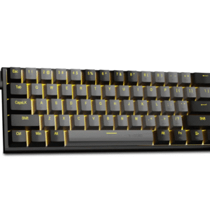 E-Yooso Z-11 61 Keys RGB Mechanical Keyboard – Blue Switch, USB Type-C Wired (Black/Grey)