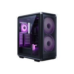 MasterFrame 500 Mesh Black ARGB Gaming Case – High-Airflow, RGB Lighting