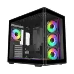 Cooler Master Elite 600 Black Mid‑Tower Gaming PC Case – High‑Airflow ATX Chassis