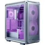 Cooler Master MasterFrame 500 Mesh Silver Mid‑Tower Gaming PC Case – High‑Airflow ATX Chassis with Mesh Front