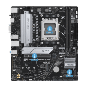 ASUS Prime B650M-K AM5 Micro-ATX Motherboard – DDR5, PCIe 4.0, M.2, HDMI, Aura Sync