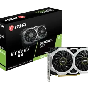MSI GeForce GTX 1660 Ti Ventus XS 6G OC Graphics Card (Used) – 6GB GDDR6, Dual Fan Ventus Cooling, HDMI/DisplayPort, PCIe 3.0 – 1 Month Warranty