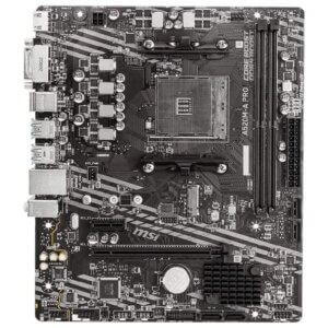 MSI A520M‑A PRO Motherboard – AMD AM4 Micro-ATX (Ryzen 3000/4000G/5000 Series, DDR4, M.2, HDMI, USB 3.2 Gen1)